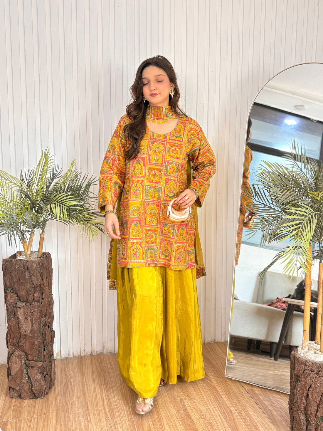 Dhani - Geometric Silk ready to wear