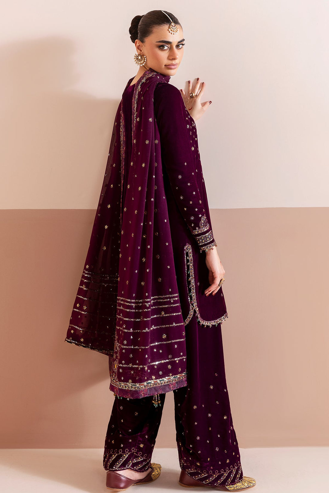 JAZMIN VELVET - DARK Purples
