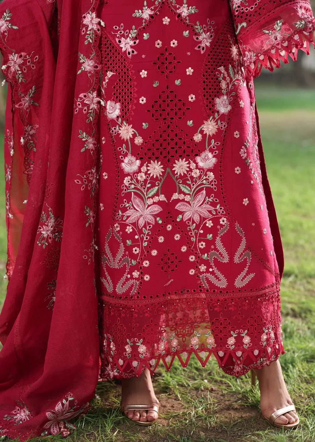 Sardinia - Fuchsia pink lawn