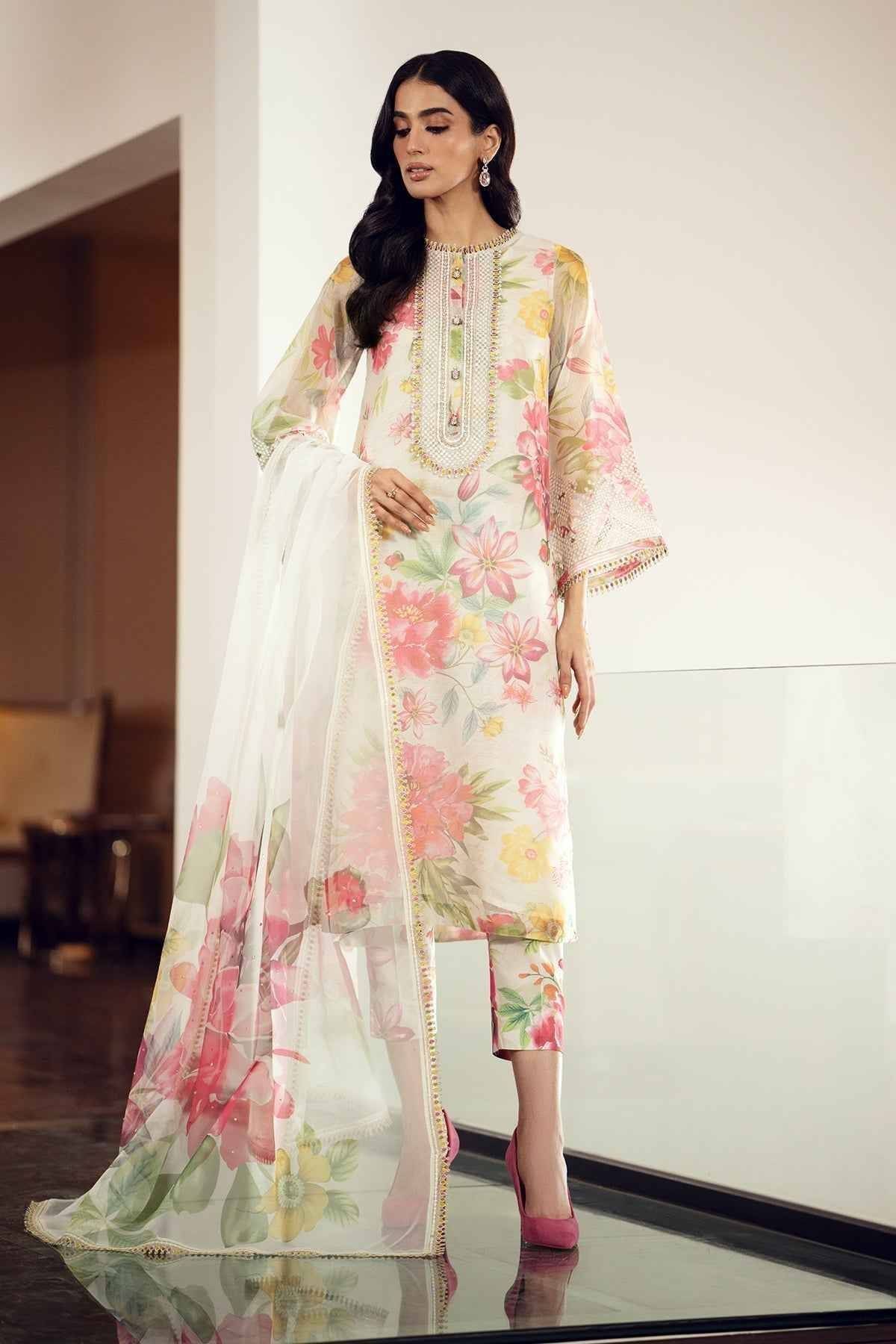 BAROQUE SWISS LAWN - cold white