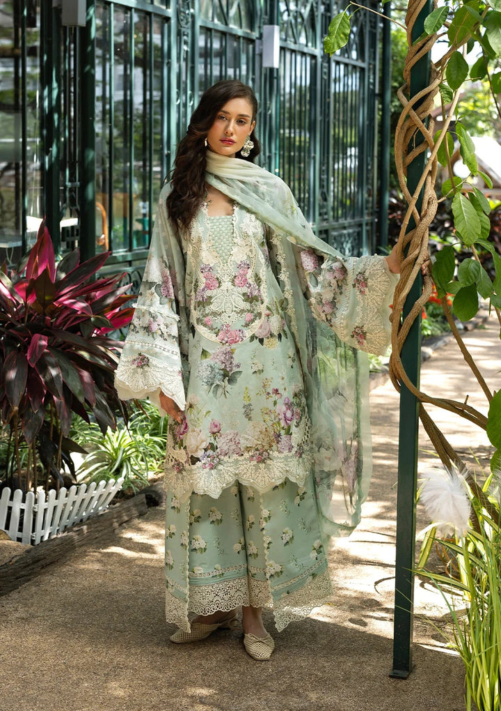 Elaf Lawn - mint meadow
