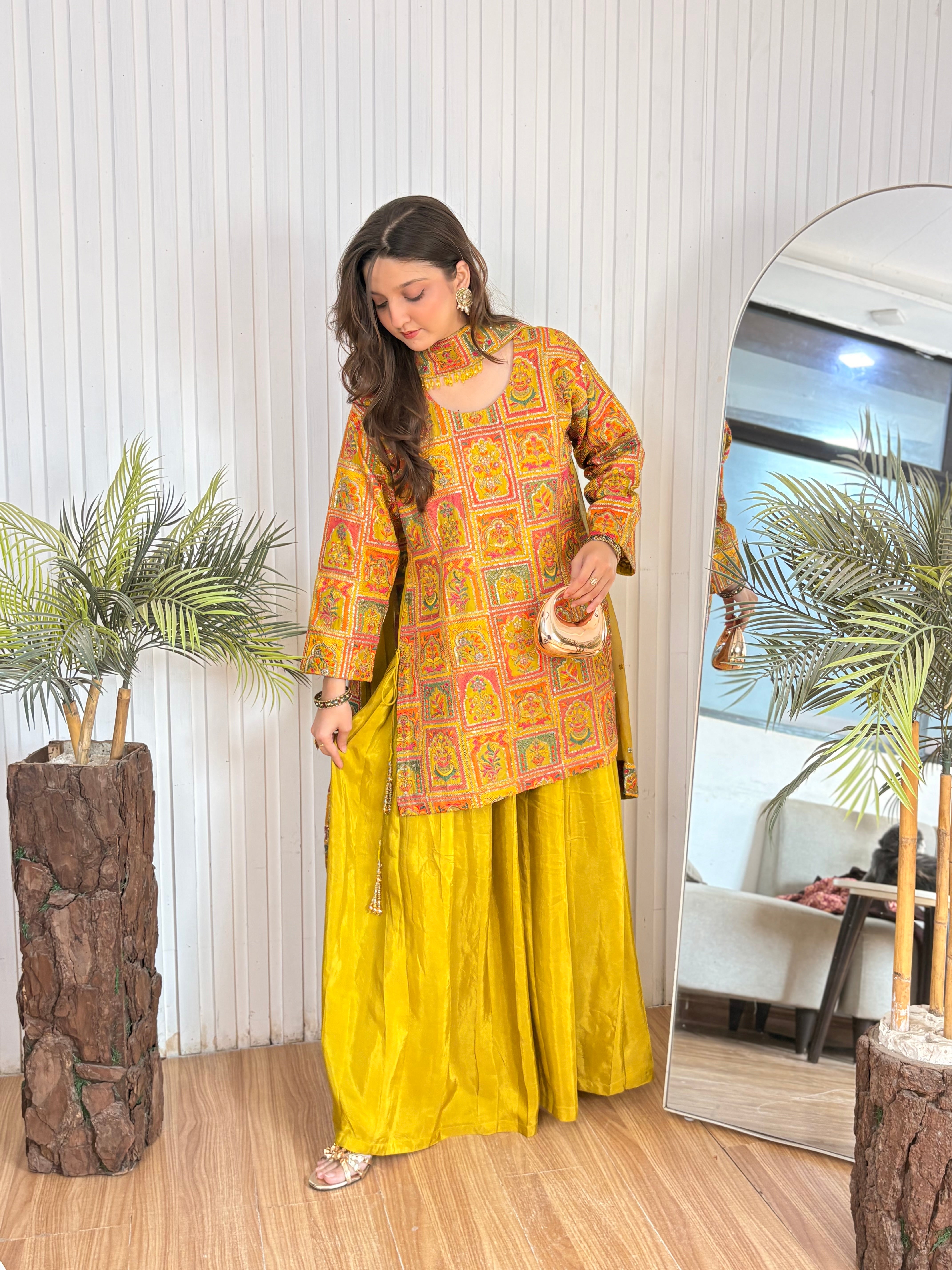 Dhani - Geometric Silk ready to wear