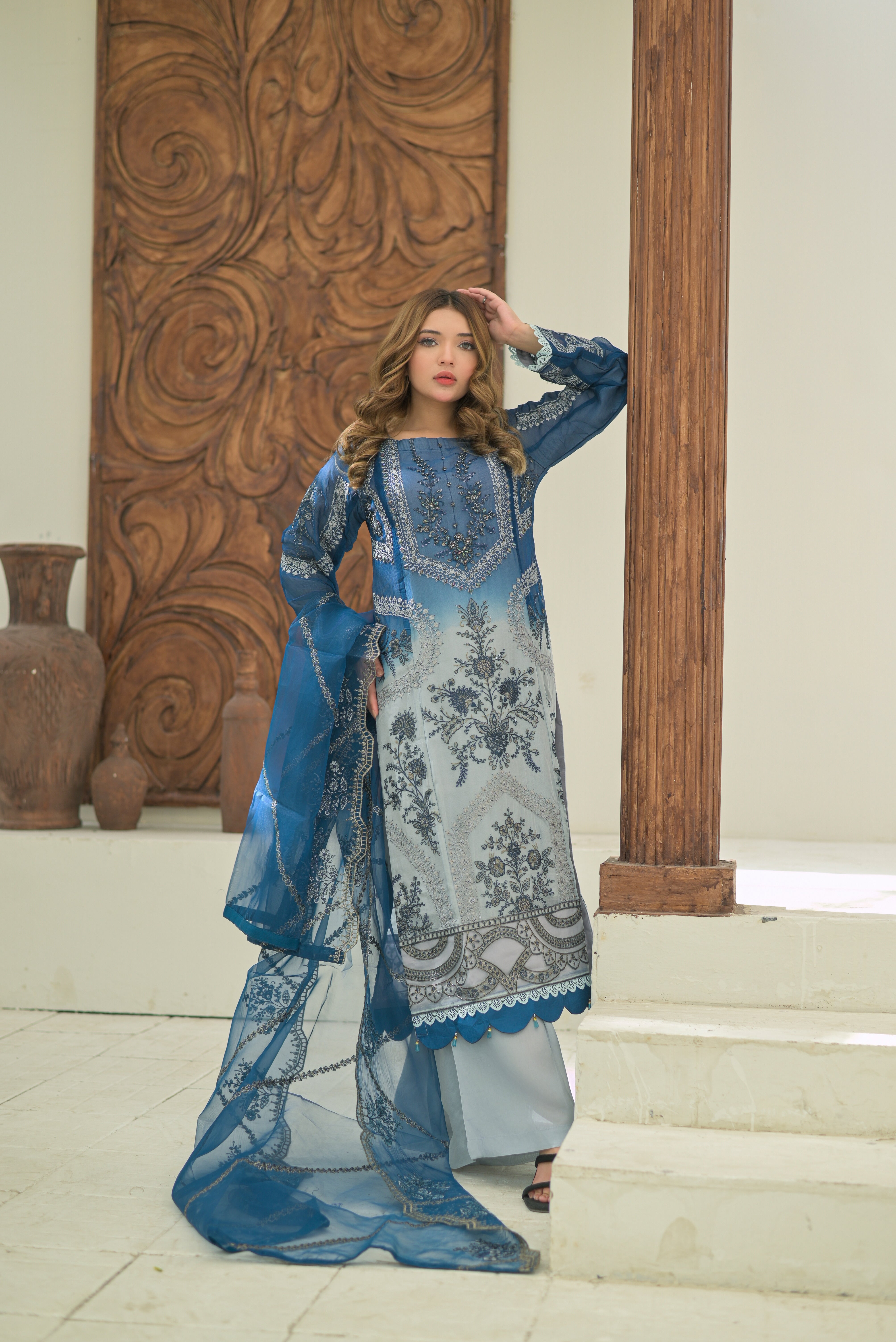 Double tone organza style mb
