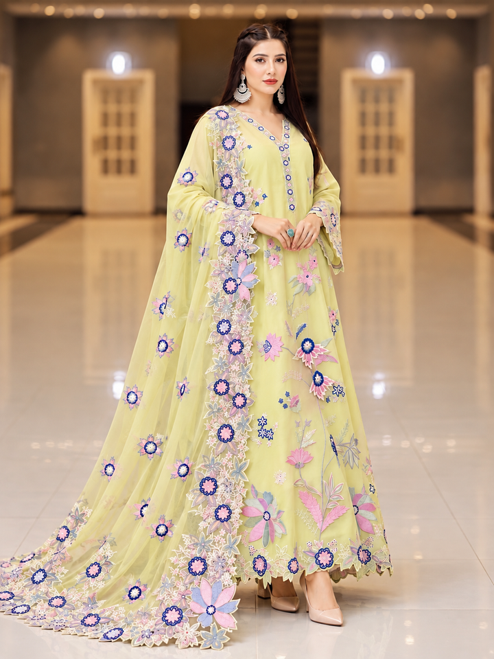 Kaftan - lemon blooms