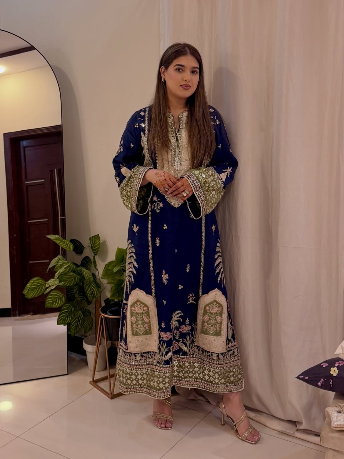 Ethnc kaftan - Royal blue