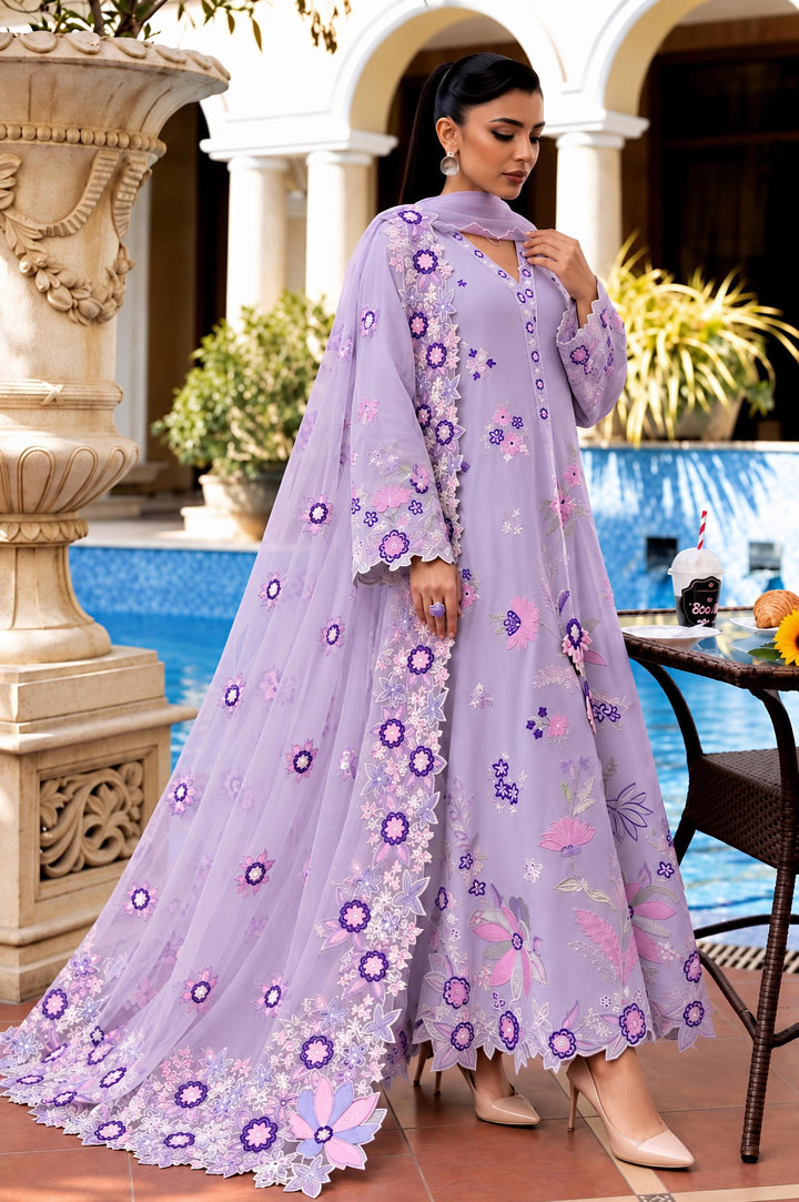 Kaftan - Floral lilc