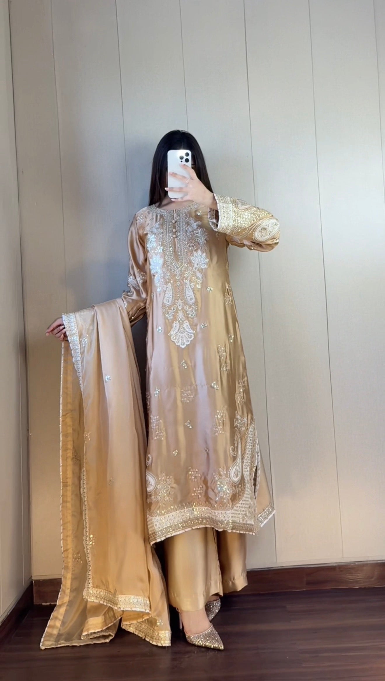 ETHNIC KAFTAN -  GOLDEN EMB