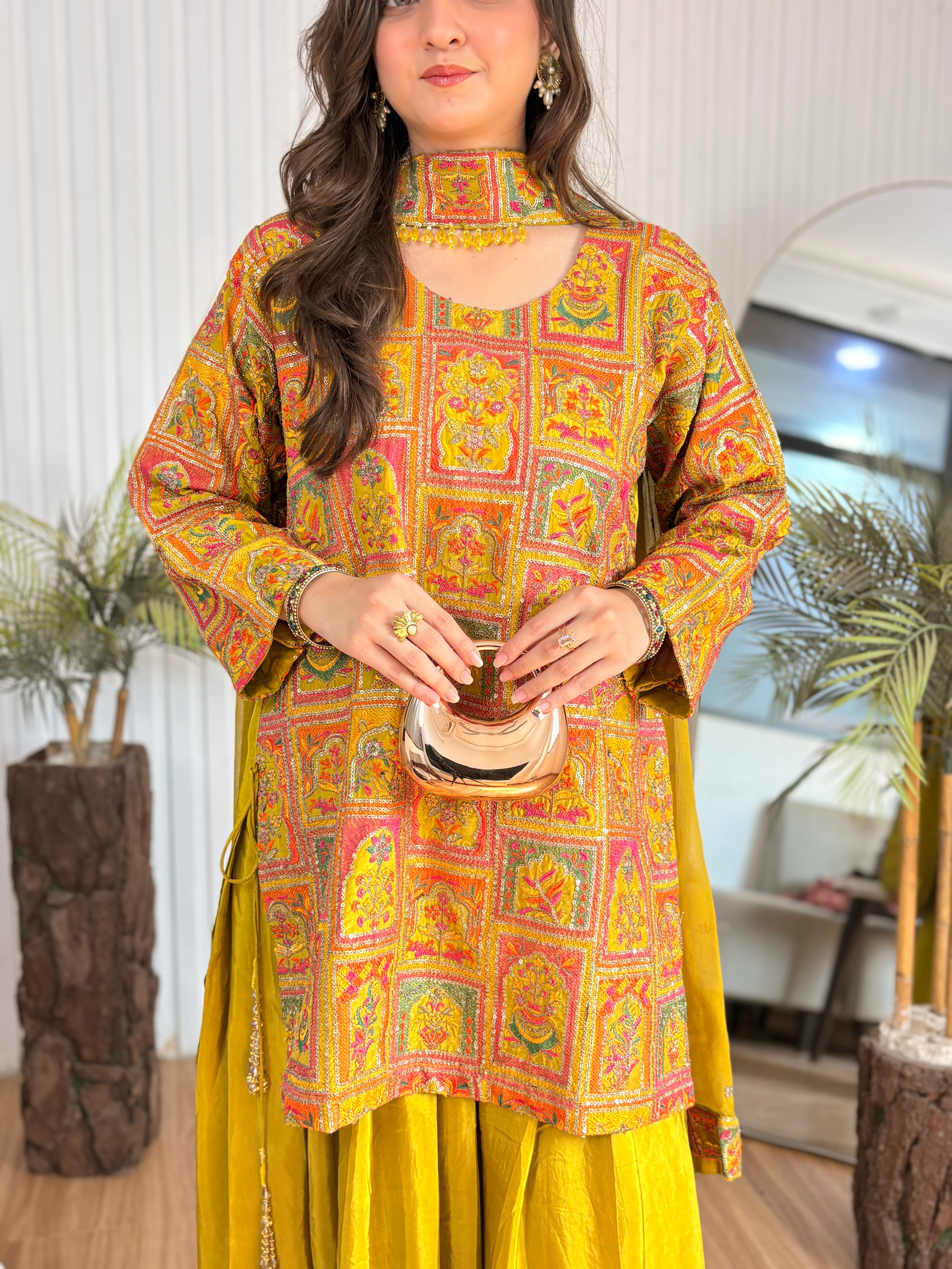 Dhani - Geometric Silk ready to wear