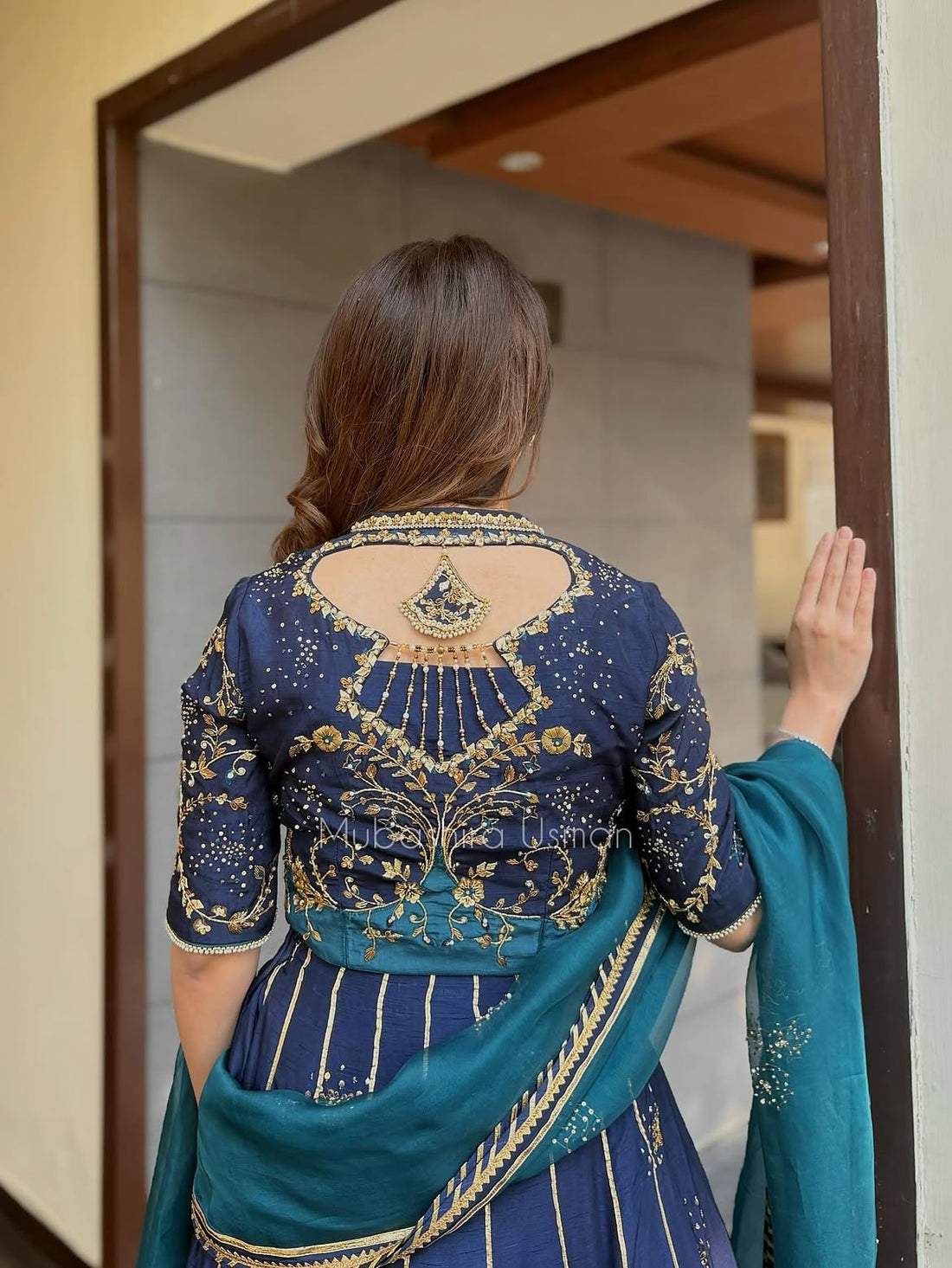 Mubashira Usman Luxury Formal Bridal Wedding Collection - Special Lehenga Choli - ZAHVEEN
