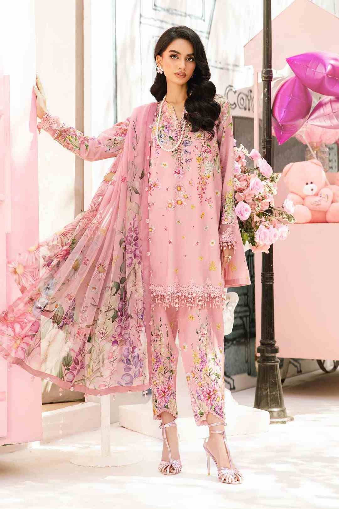 MPRINT LAWN - 3B Farshi Pink
