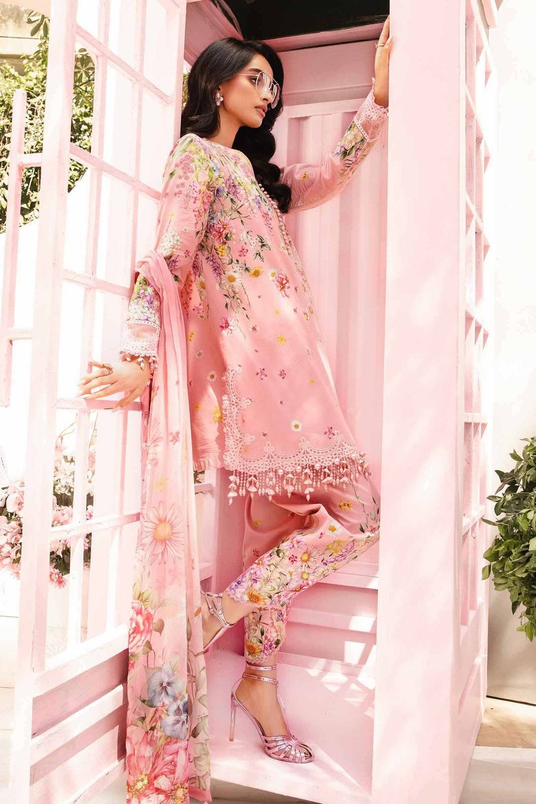 MPRINT LAWN - 3B Farshi Pink