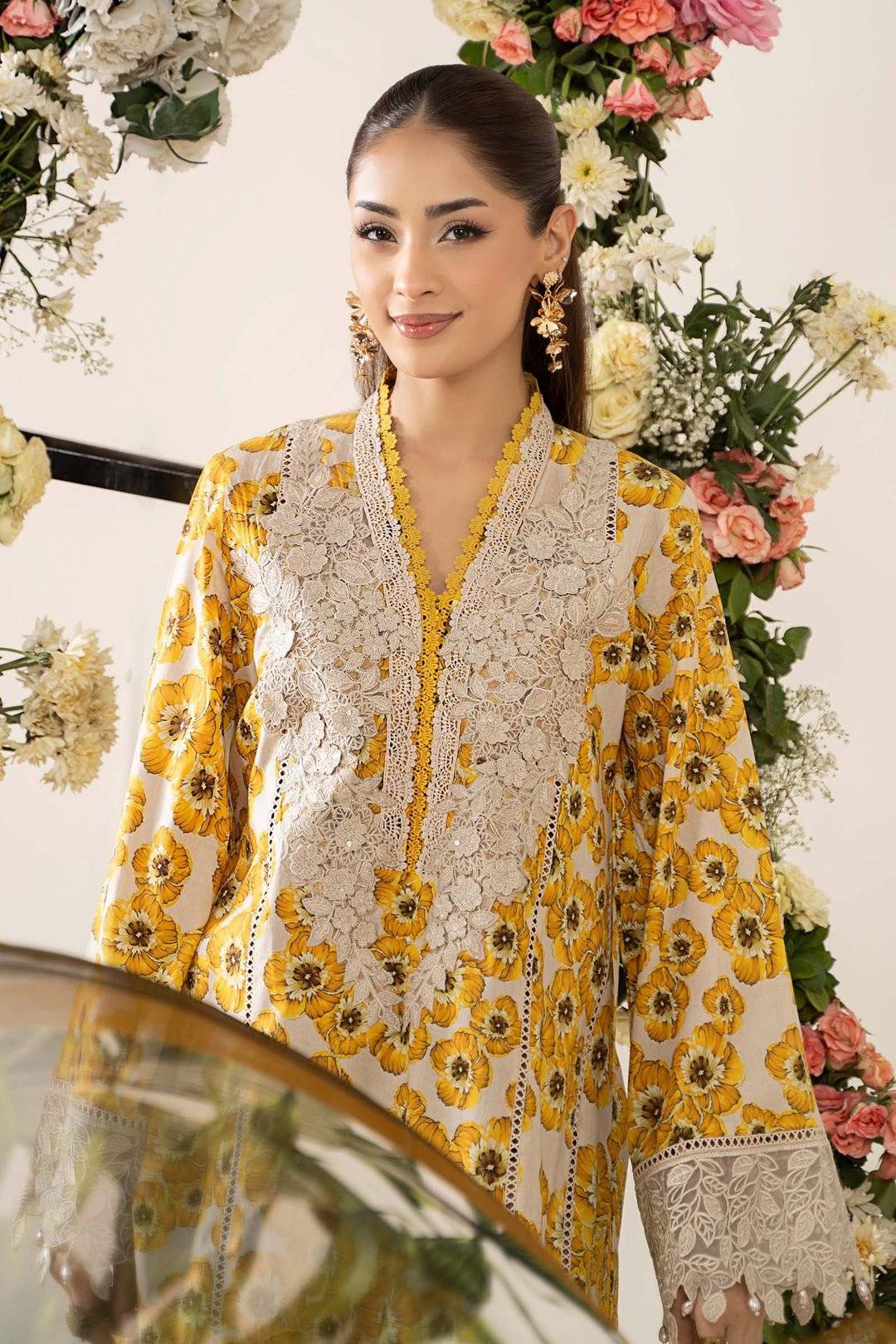 MPRINT SWISS LAWN - 6B sunflower