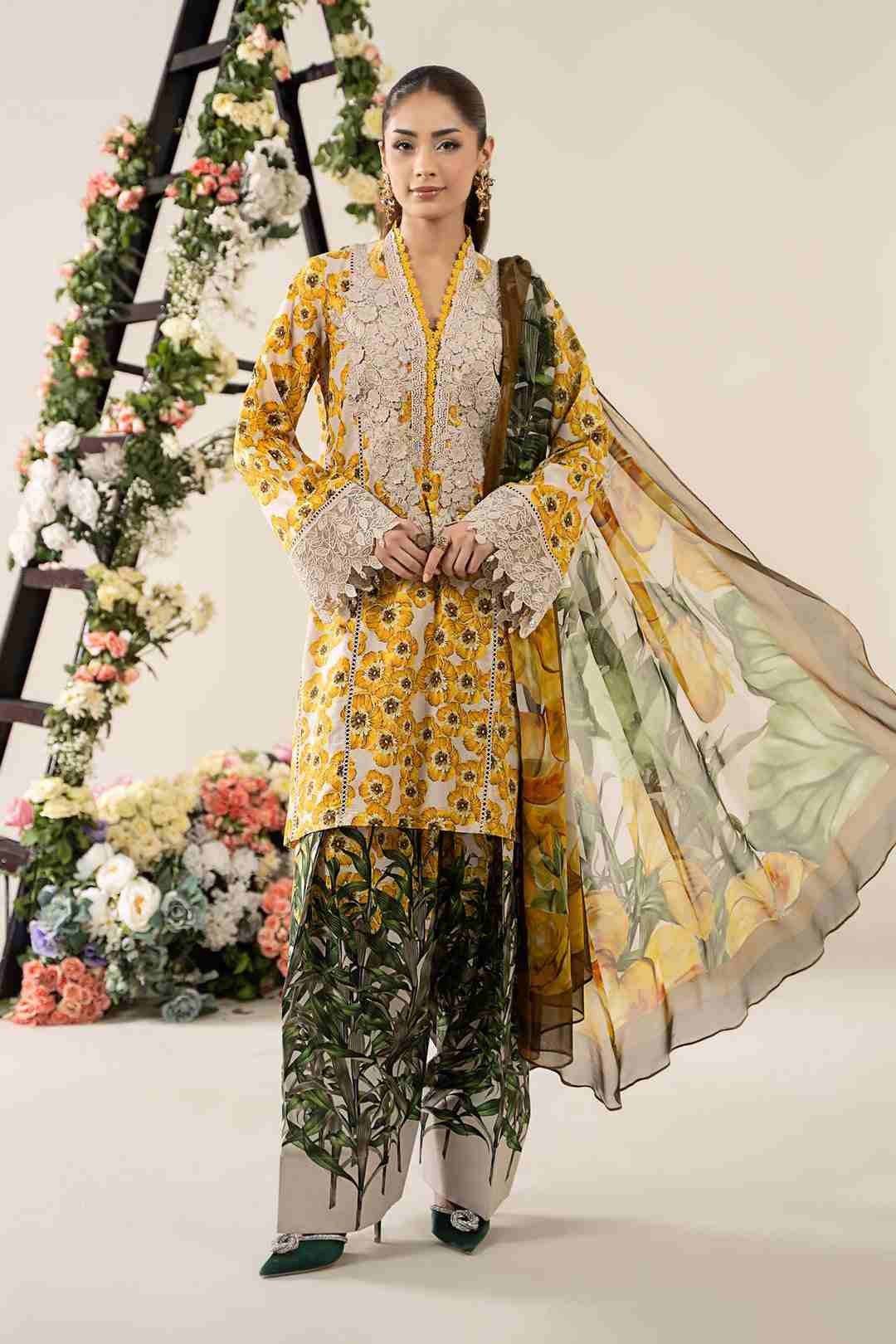 MPRINT SWISS LAWN - 6B sunflower