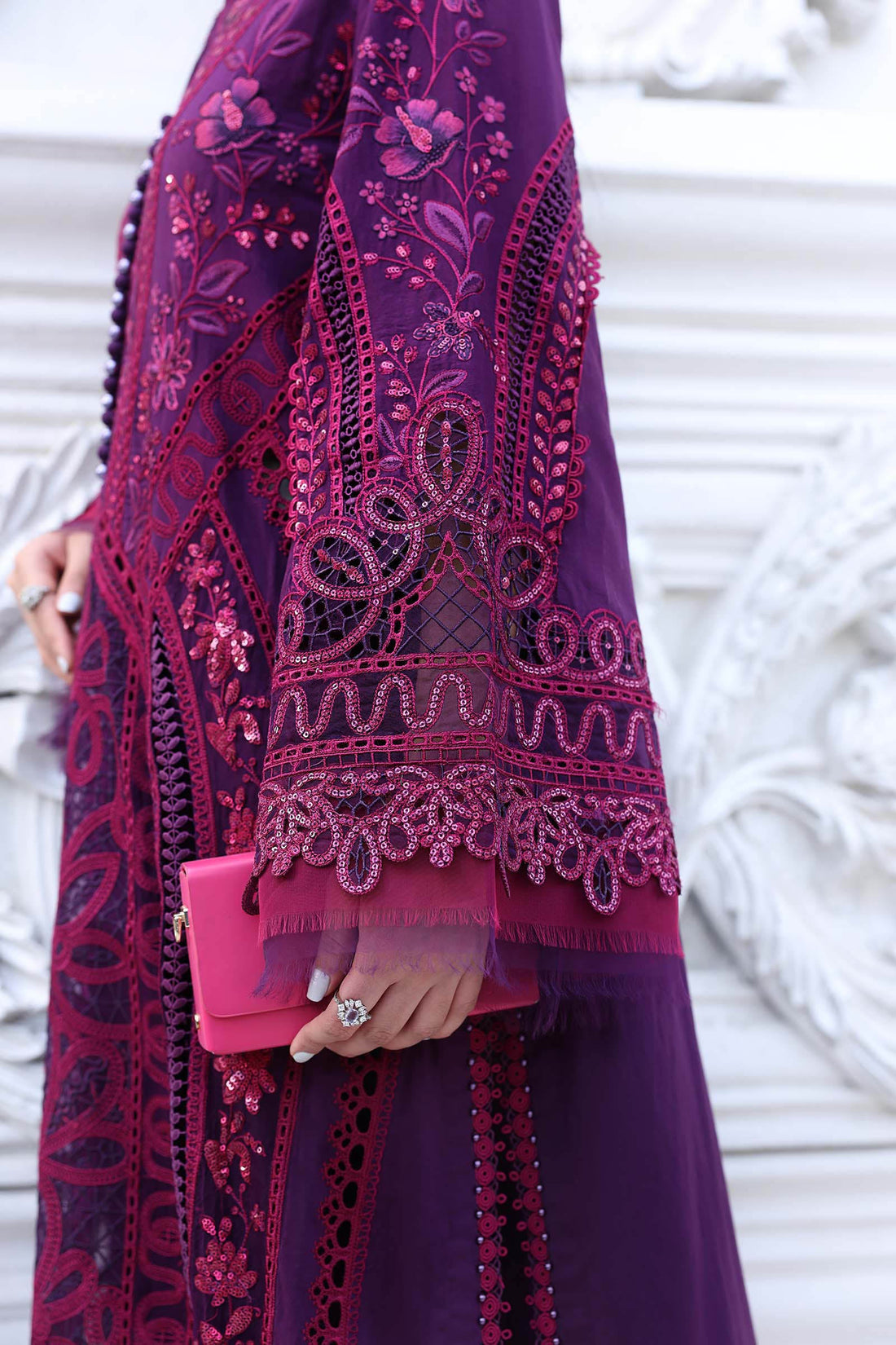 MariaB Lawn - voilet Purple