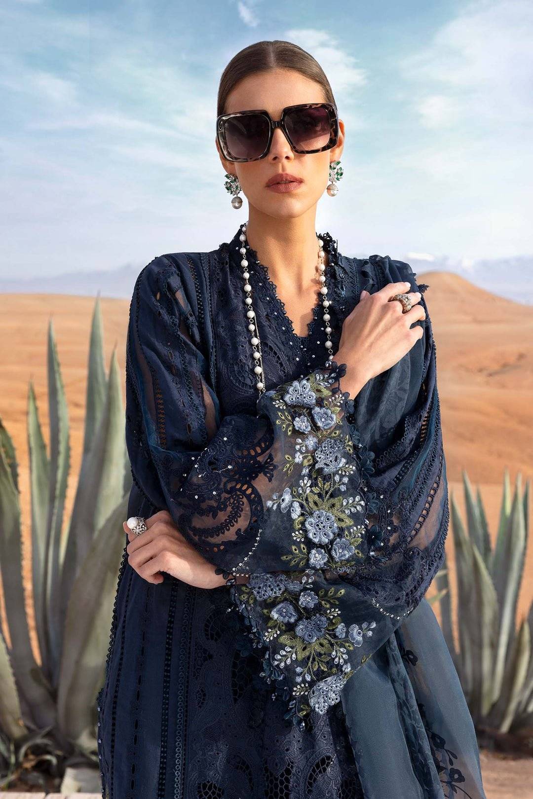 M.B LUXE LAWN ( MOROCO BLUE)