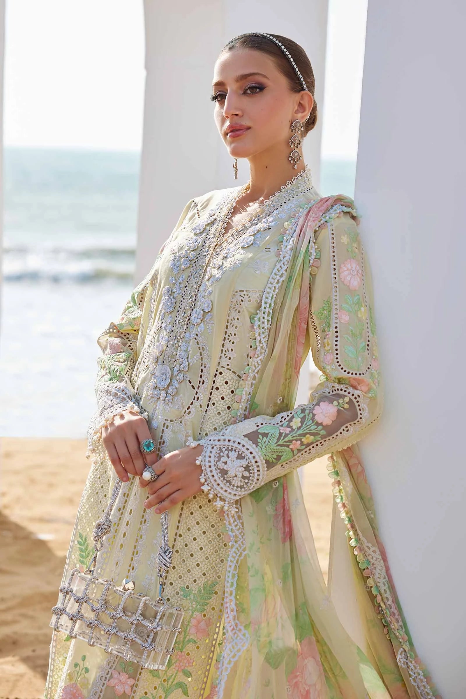 Mb Lawn | lemon cream lawn