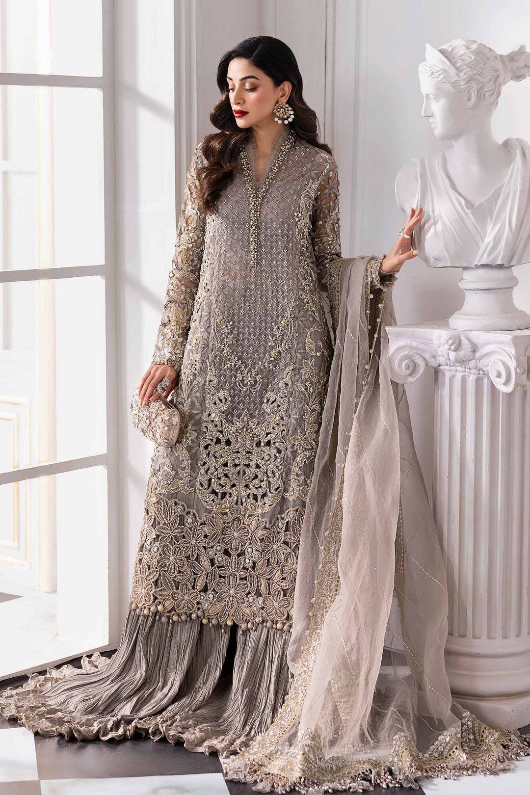 M.B - Grey Cutwork