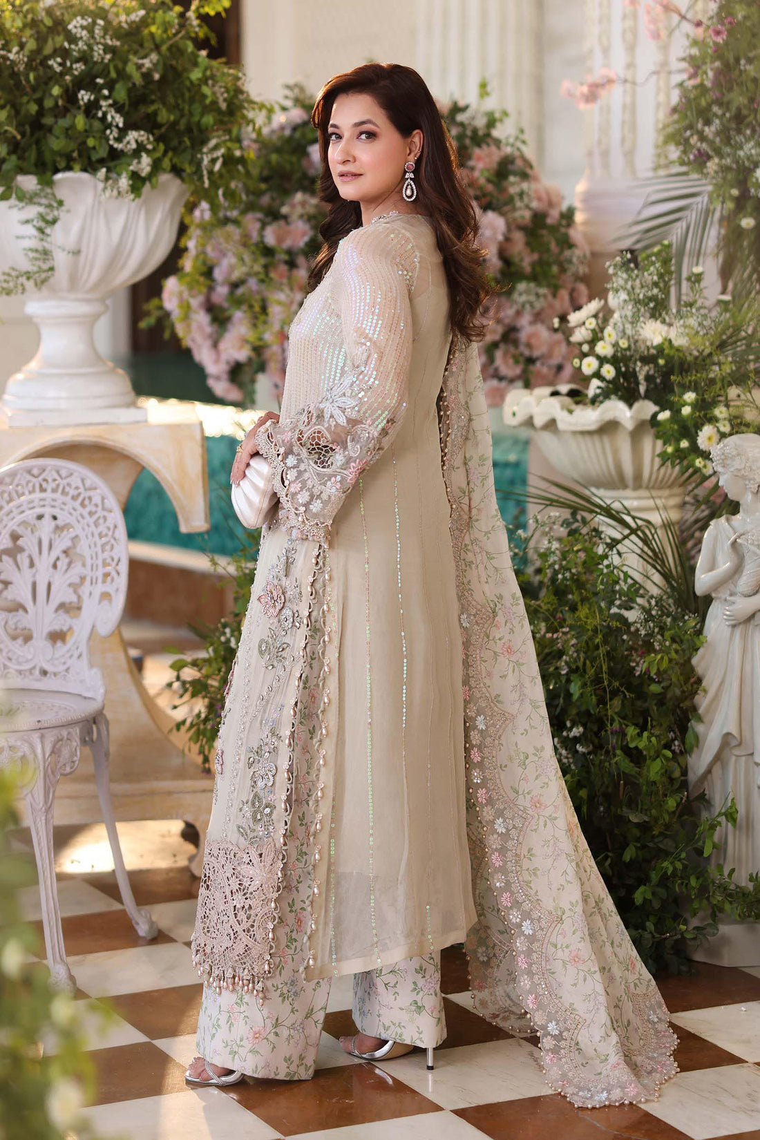 MariaB - Chiffons 26 - Peach flowy