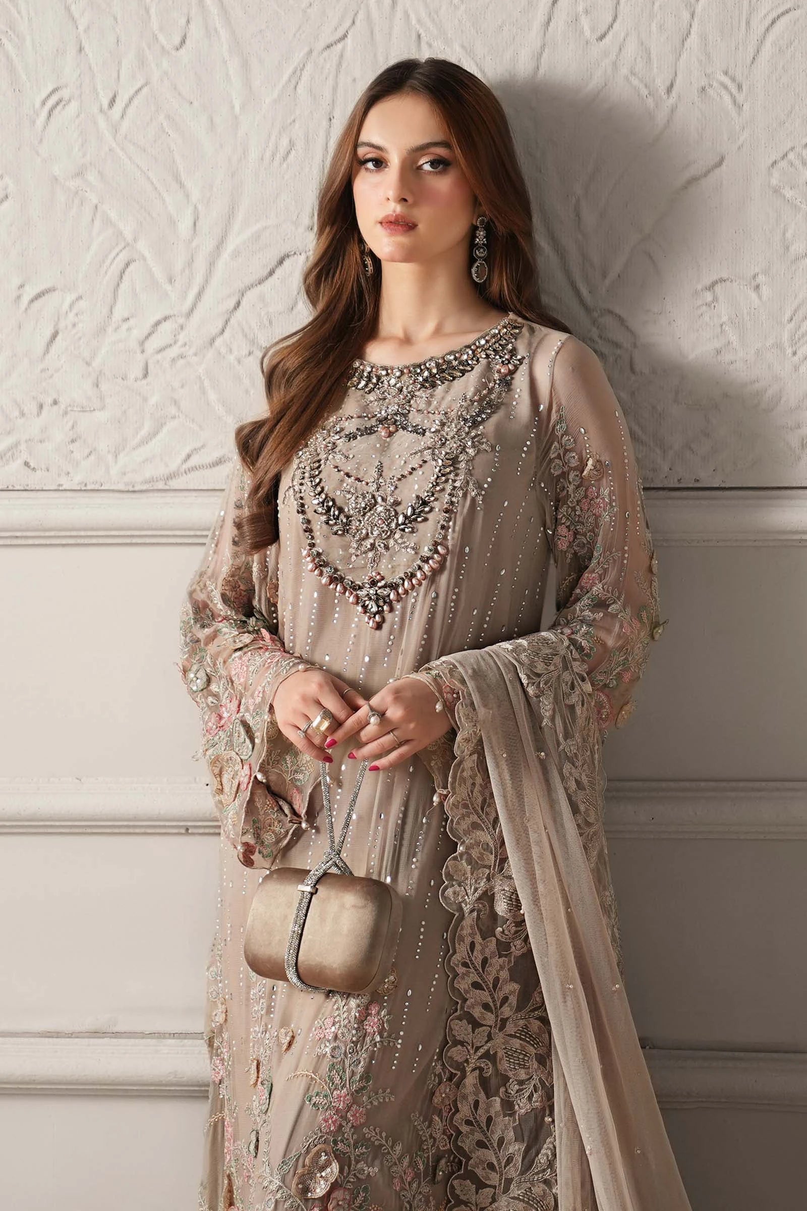 M.B - LAWN - Embelish brw