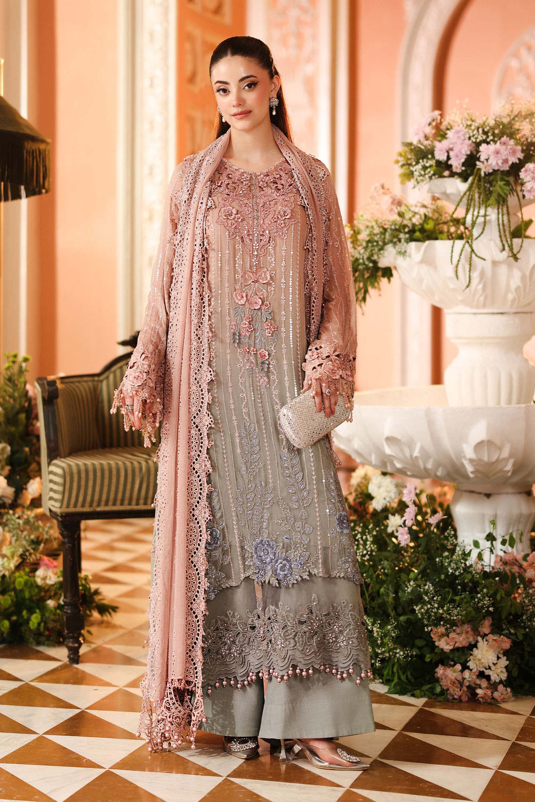 Formals - Maria B - Royale Tea Affair - Chiffons 26