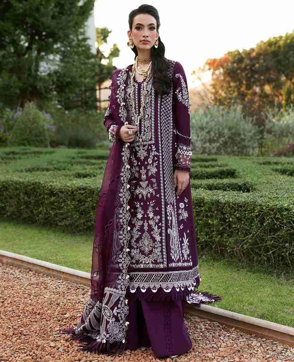 Republic womens wear - plum LAWN