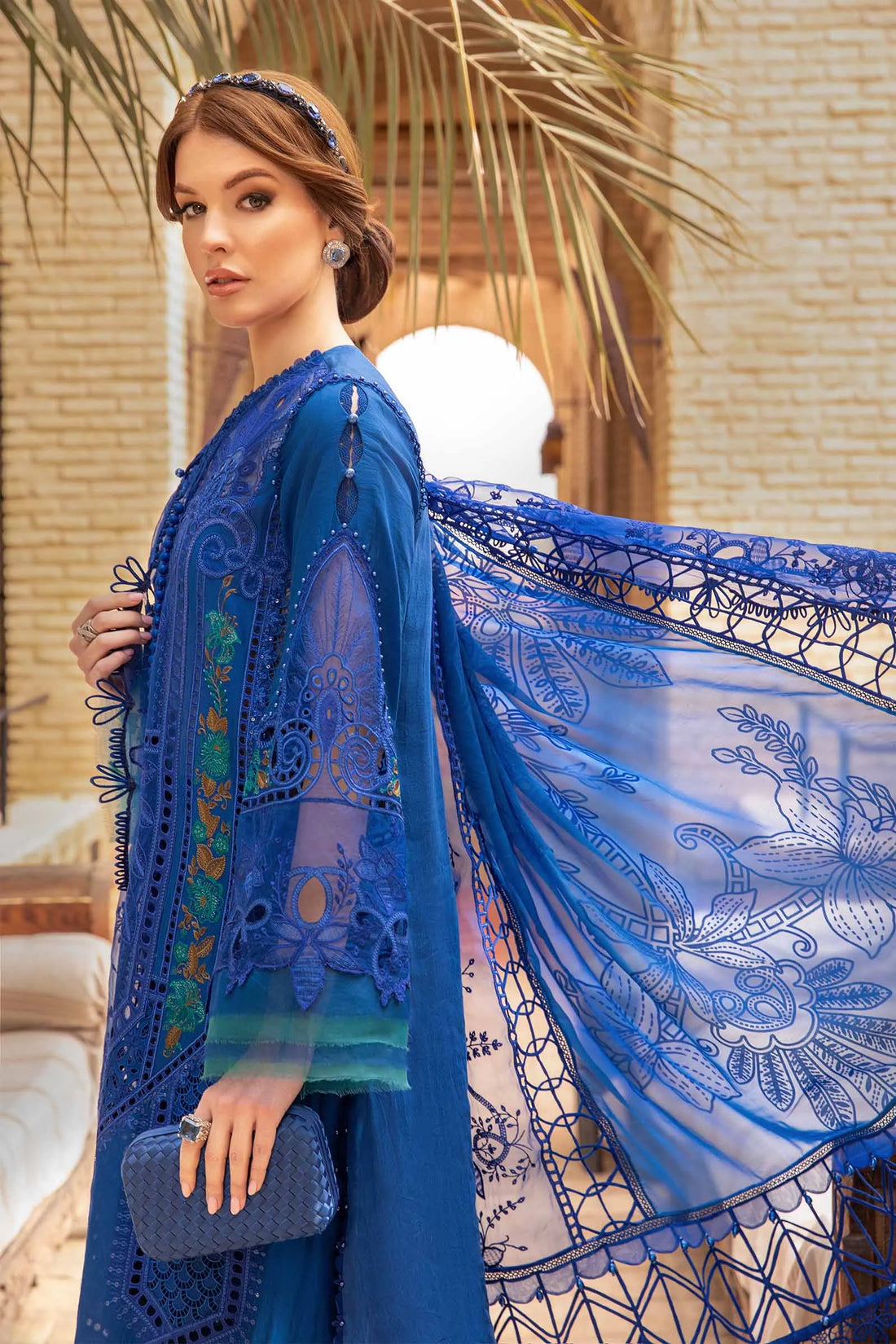 Mariab | Cobalt Blue Lawn