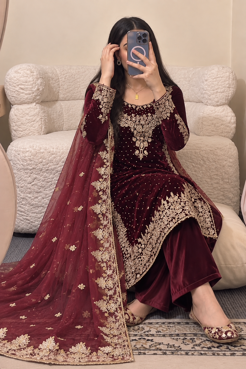MEROON - Velvet 022