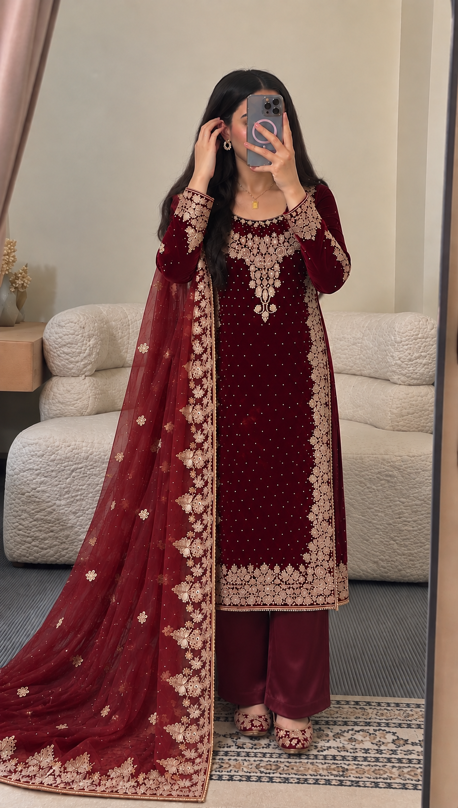 MEROON - Velvet 022