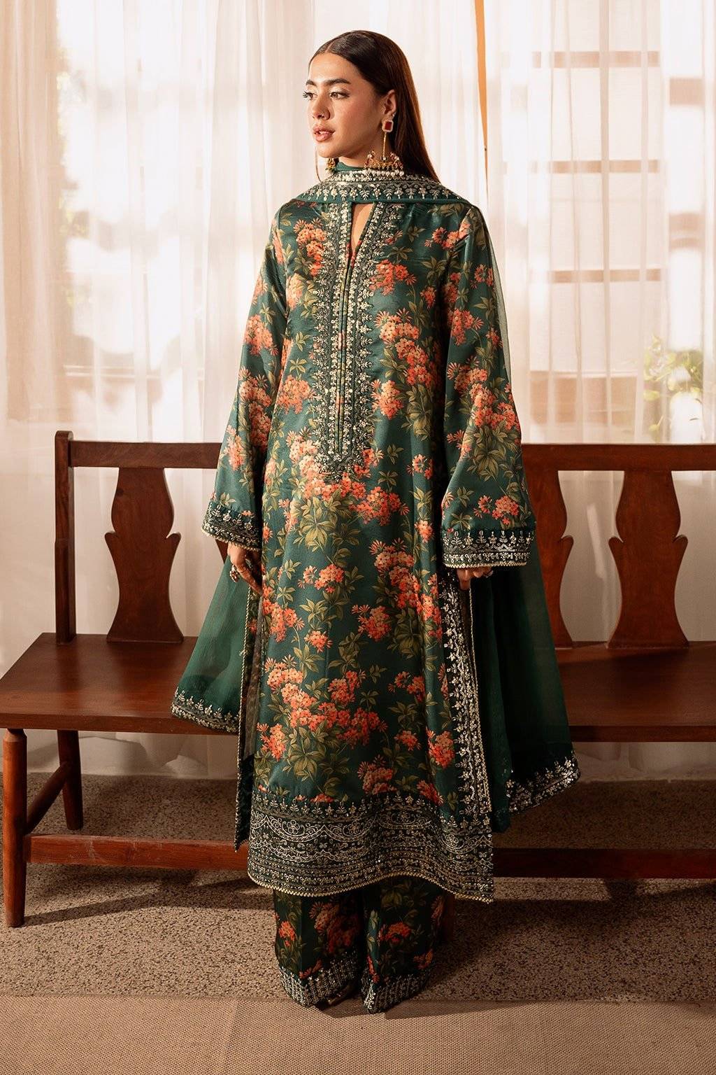 SHEENORA - Deep Green SILK