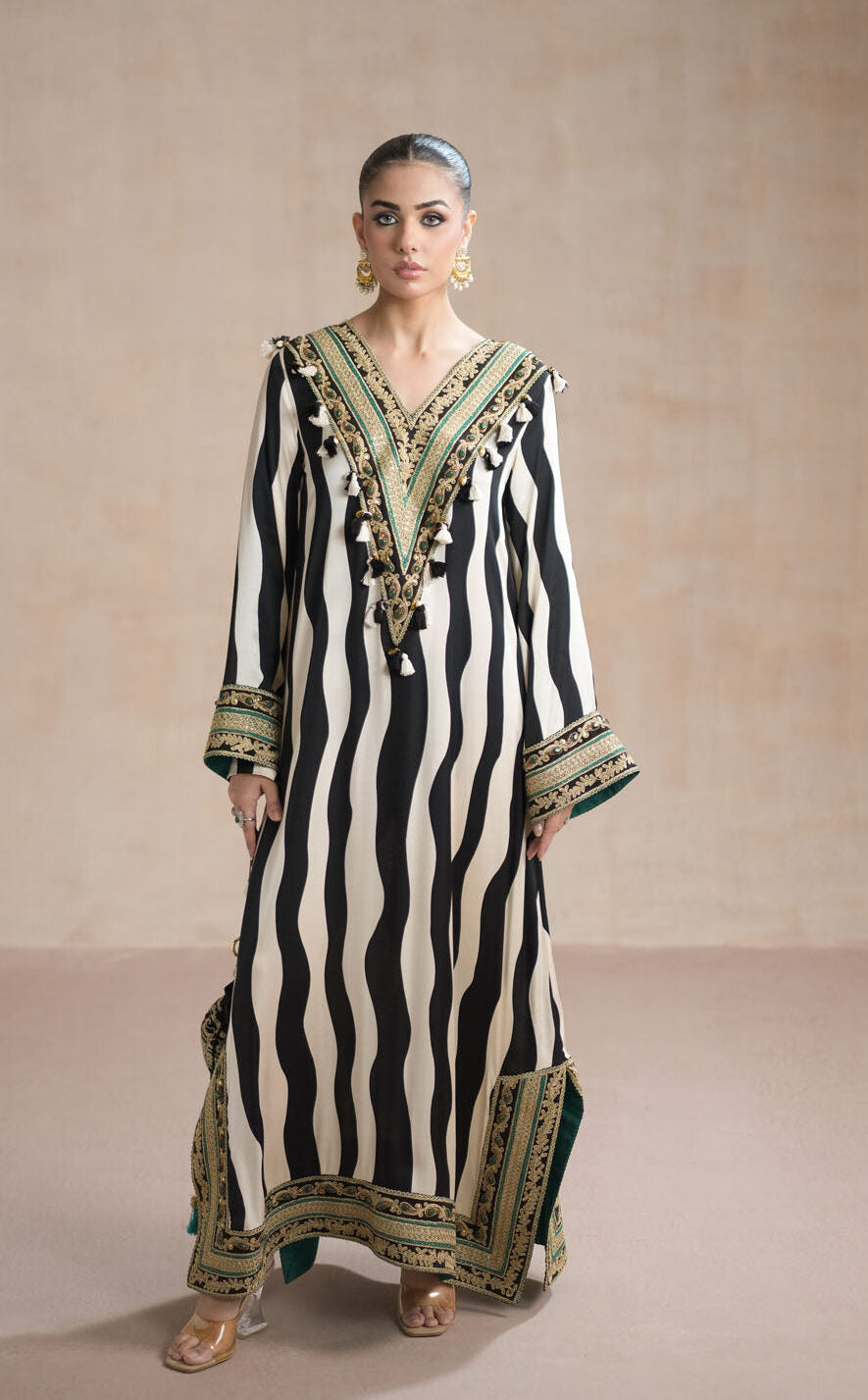 KAFTAAN - staple marble green
