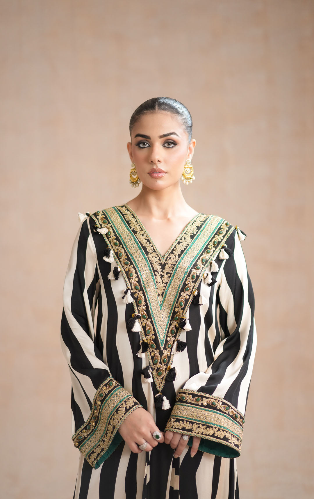 KAFTAAN - staple marble green