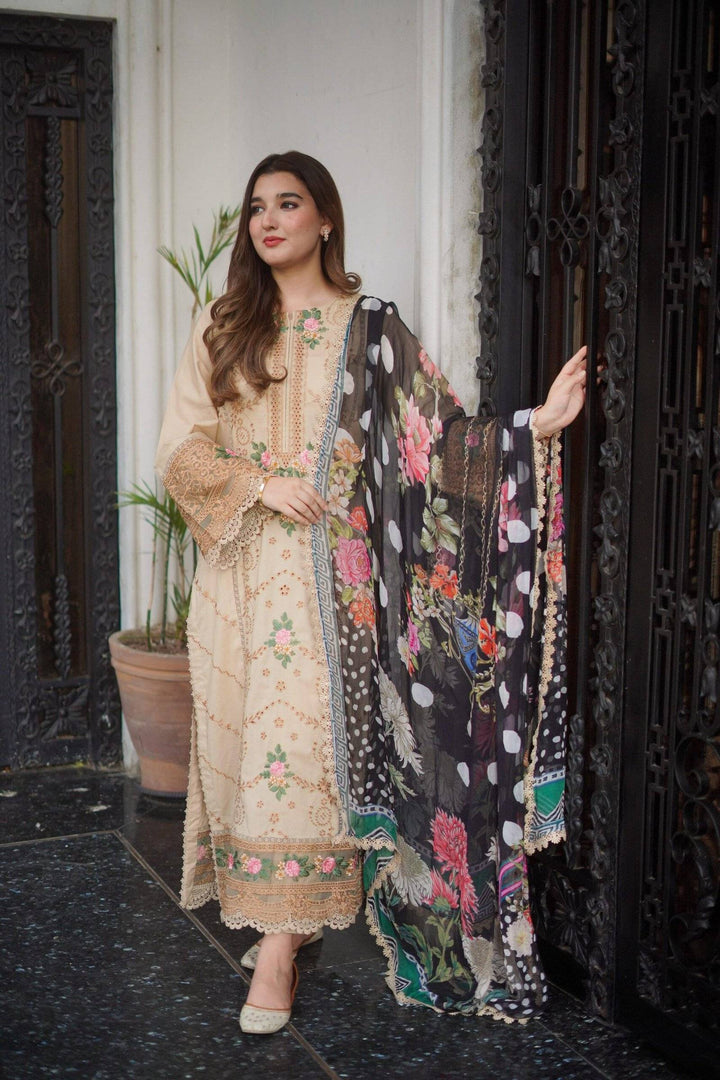 ANEELA’s LAWN - beige Polo