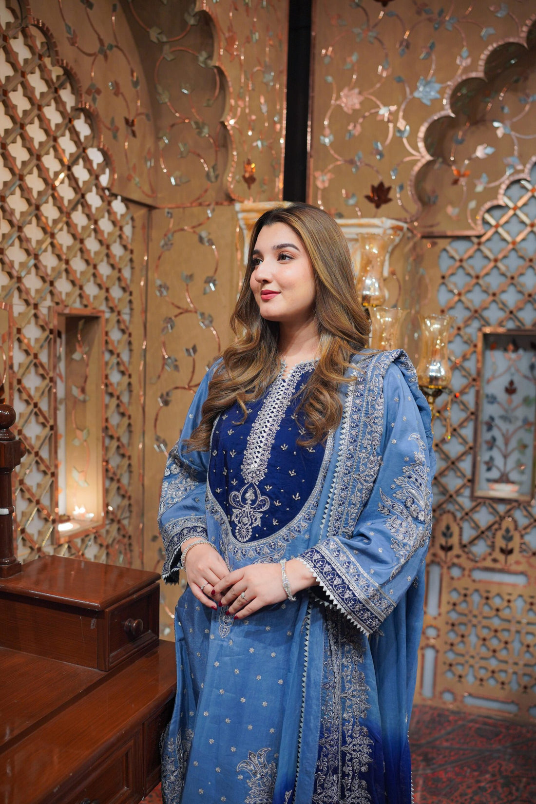 Aneela’s SILK - Newyear blue