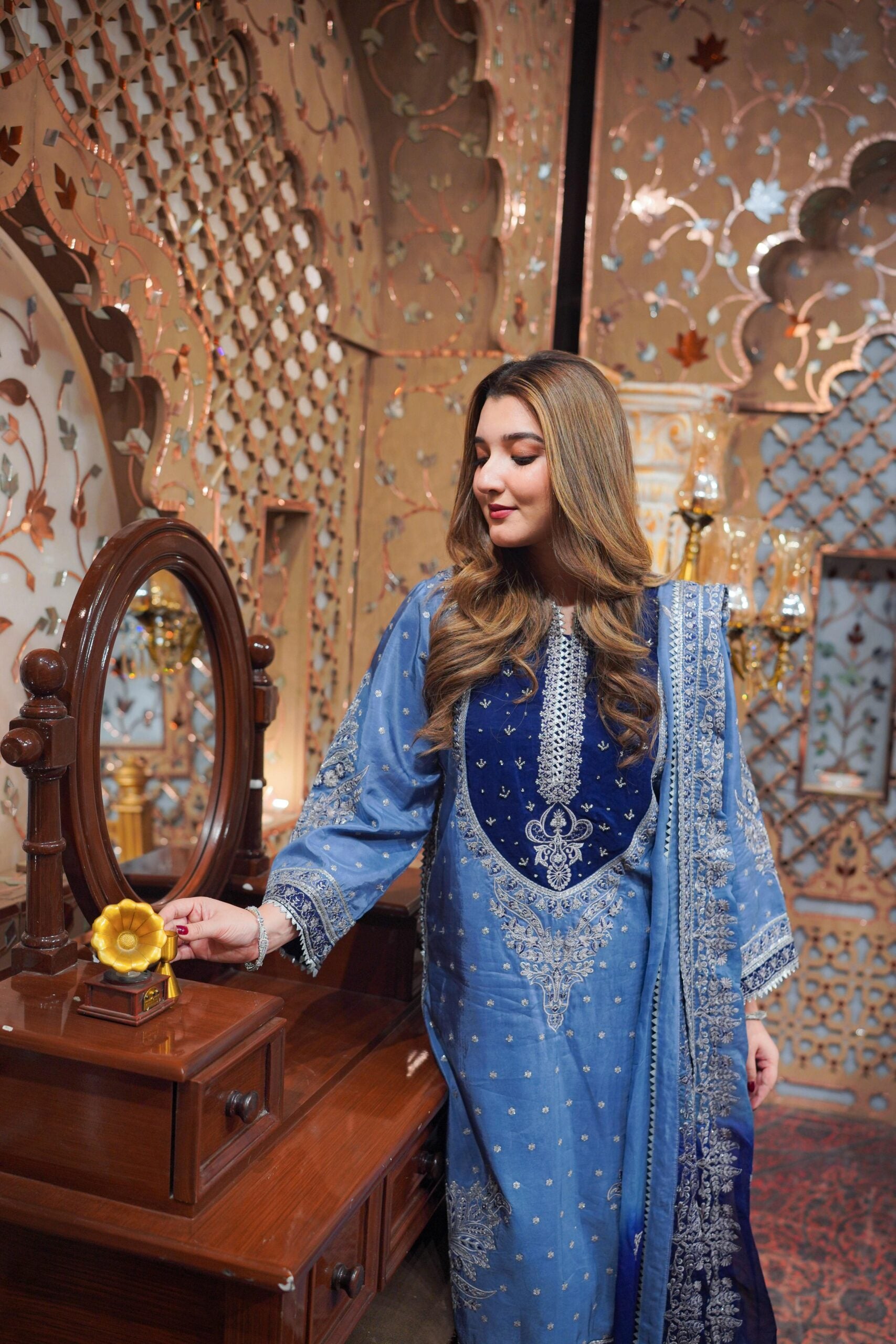 Aneela’s SILK - Newyear blue