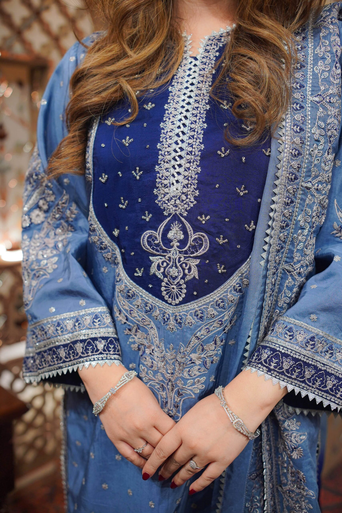 Aneela’s SILK - Newyear blue