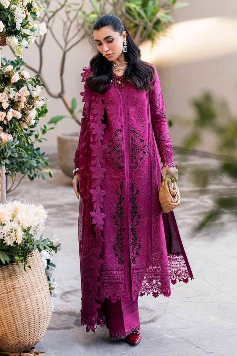 QALAMKAR VOILET LAWN 25