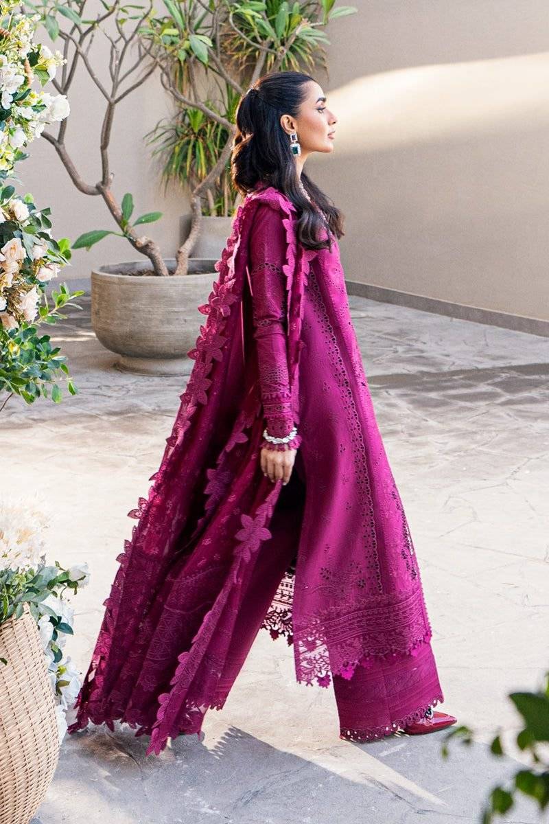 QALAMKAR VOILET LAWN 25