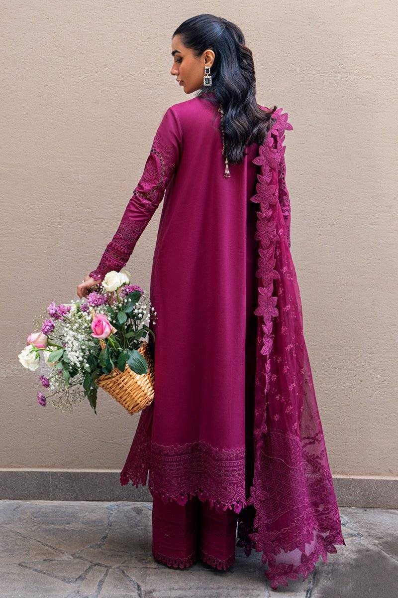 QALAMKAR VOILET LAWN 25