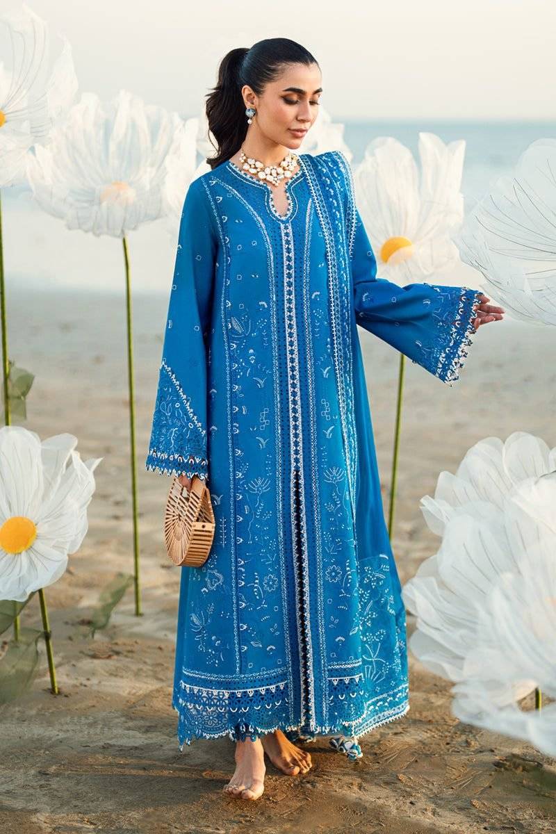 Qalamkar asmani Blue LAWN