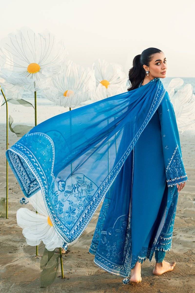 Qalamkar asmani Blue LAWN