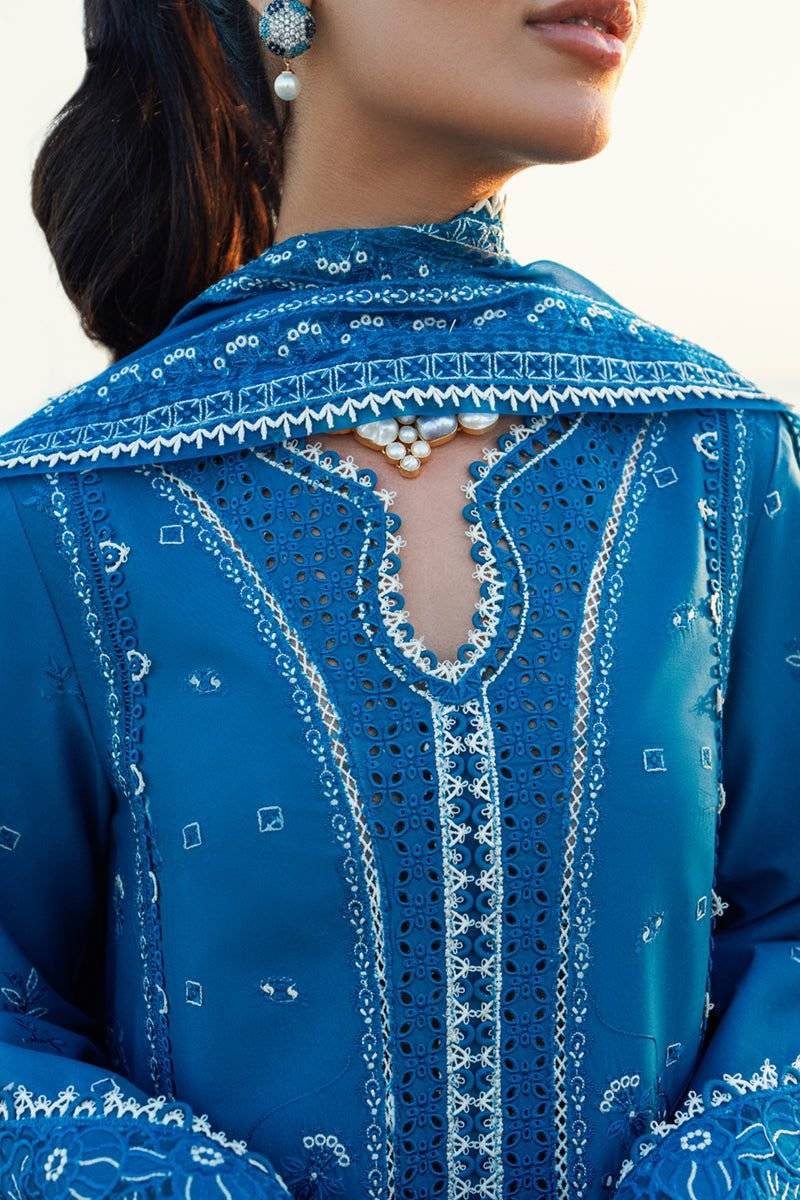 Qalamkar asmani Blue LAWN