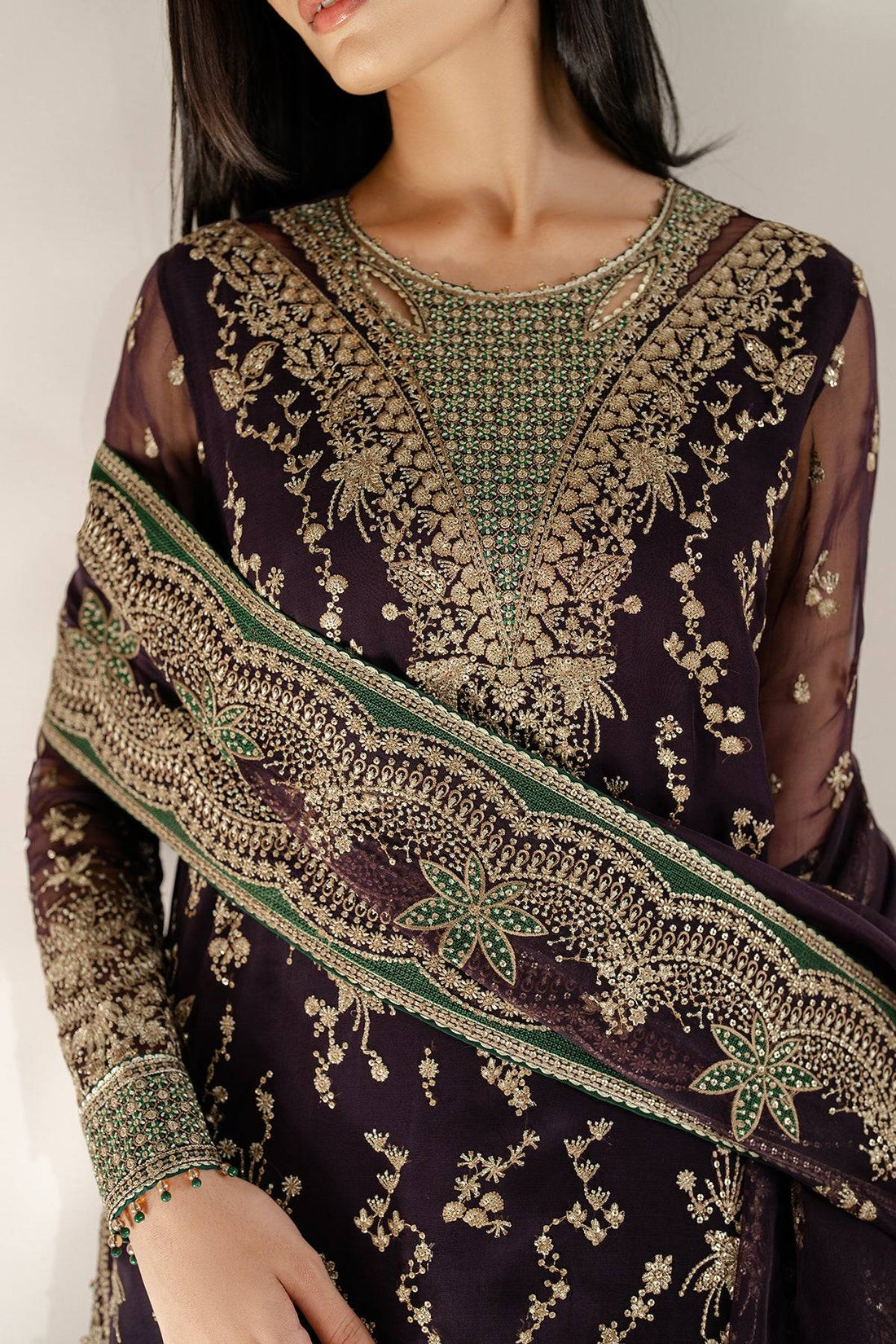 JAZMIN - Chiffon magenta 07