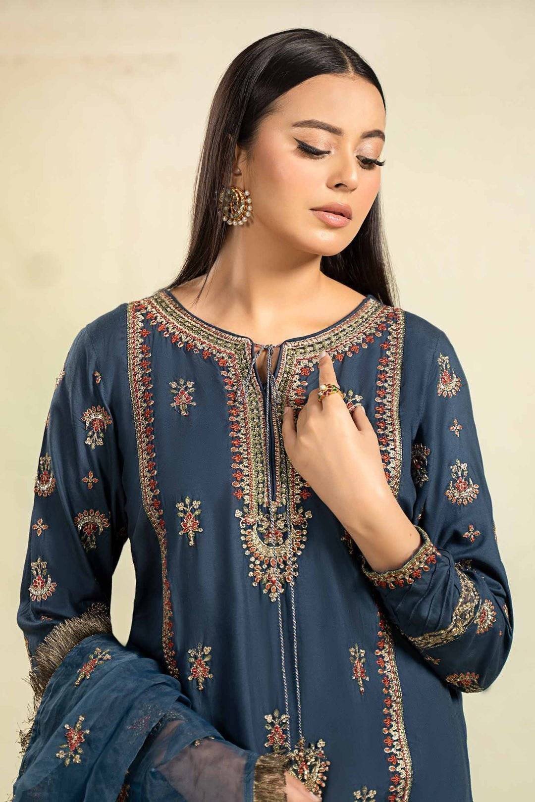 M.B (Dark blue) - LAWN 3 pc