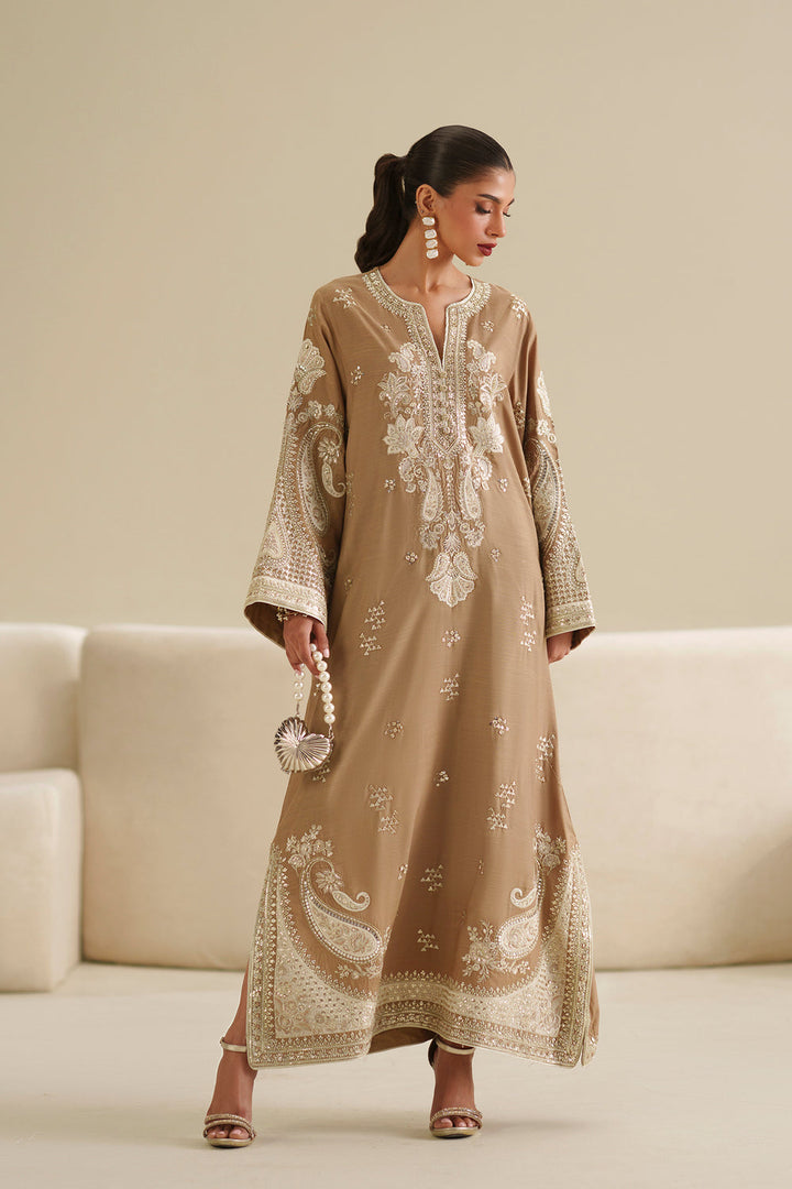 Ethnc kaftan - sand-beige