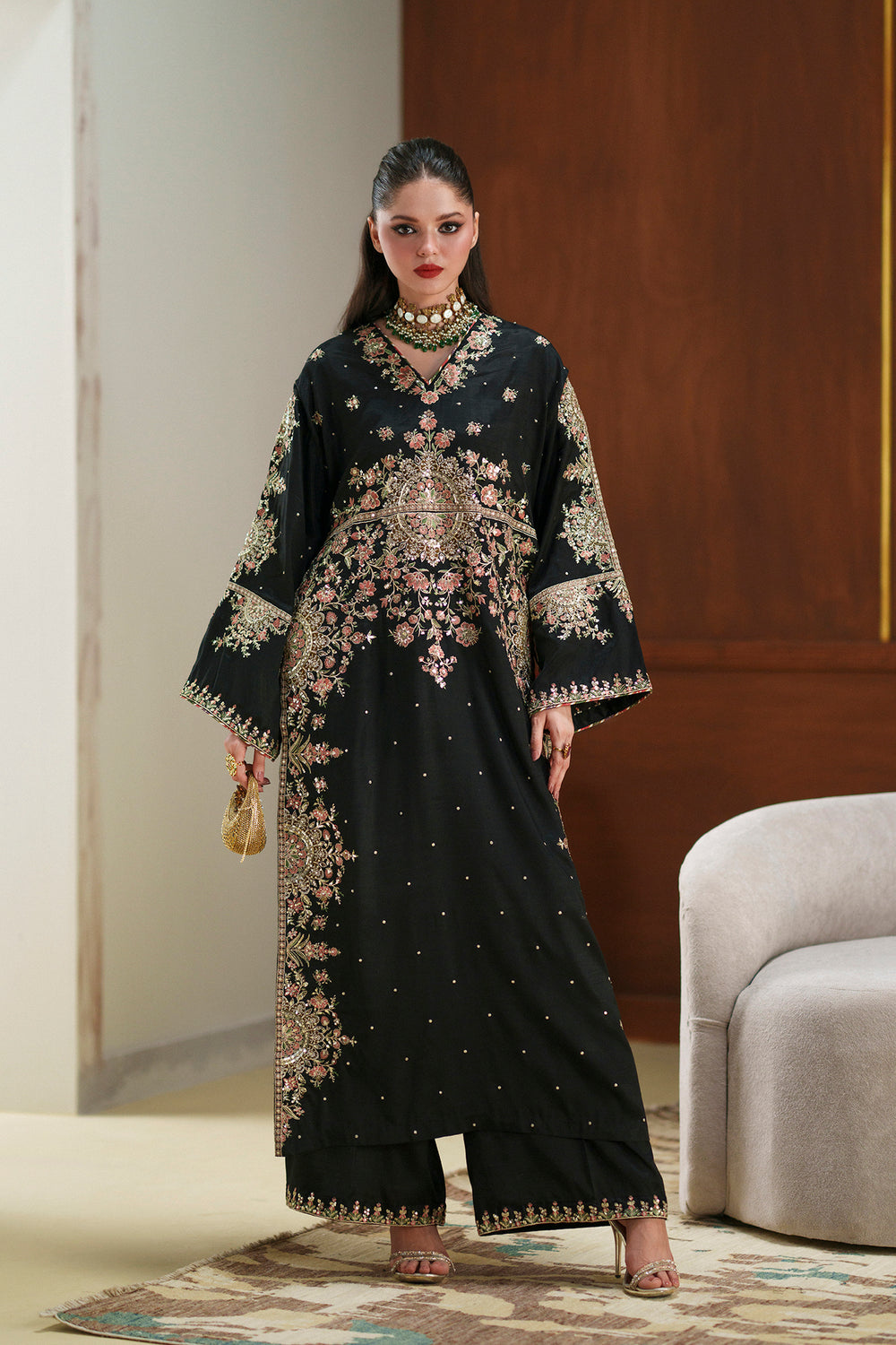 Ethnc | Kaftan core Black