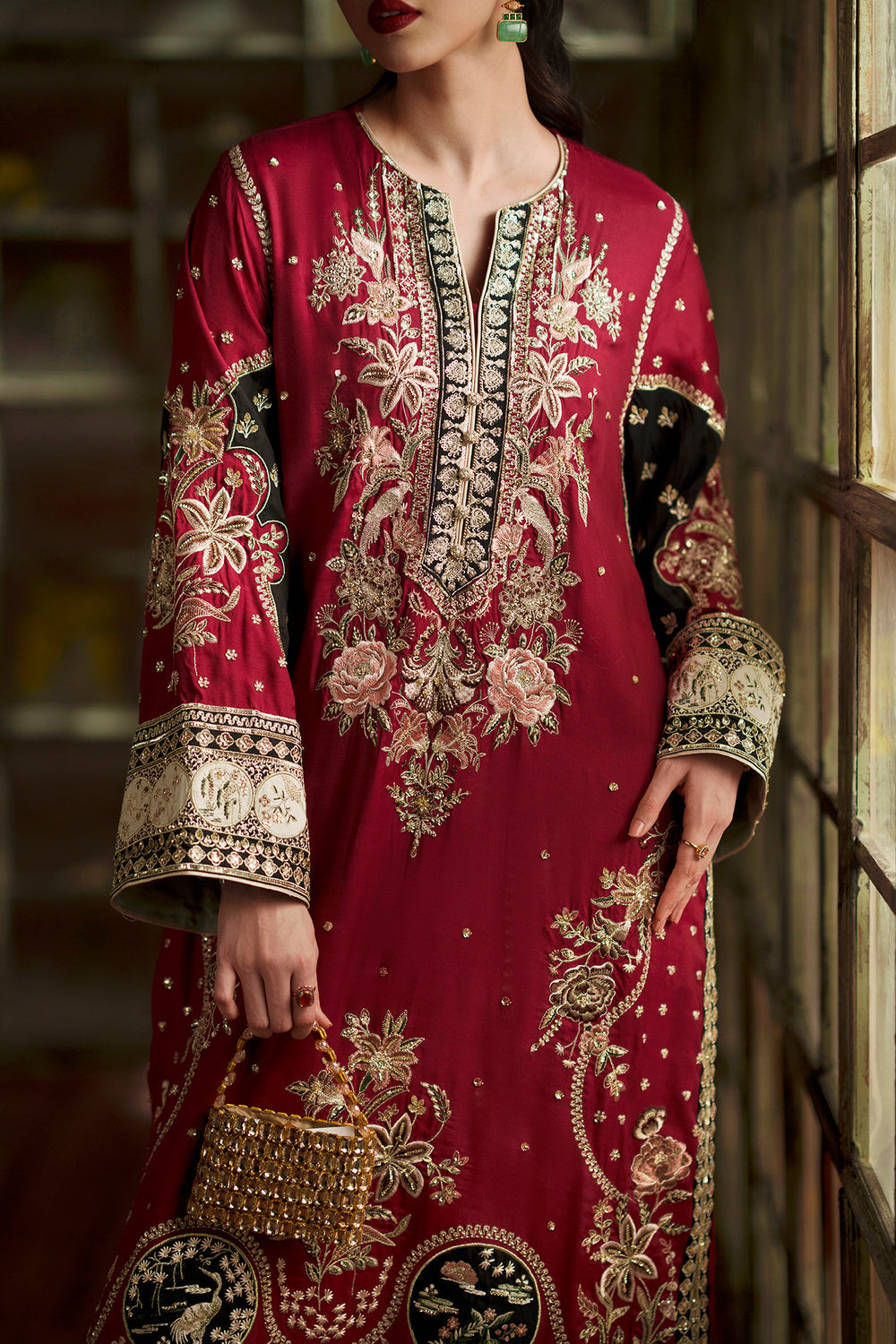 Ethnc | Ruby kaftan