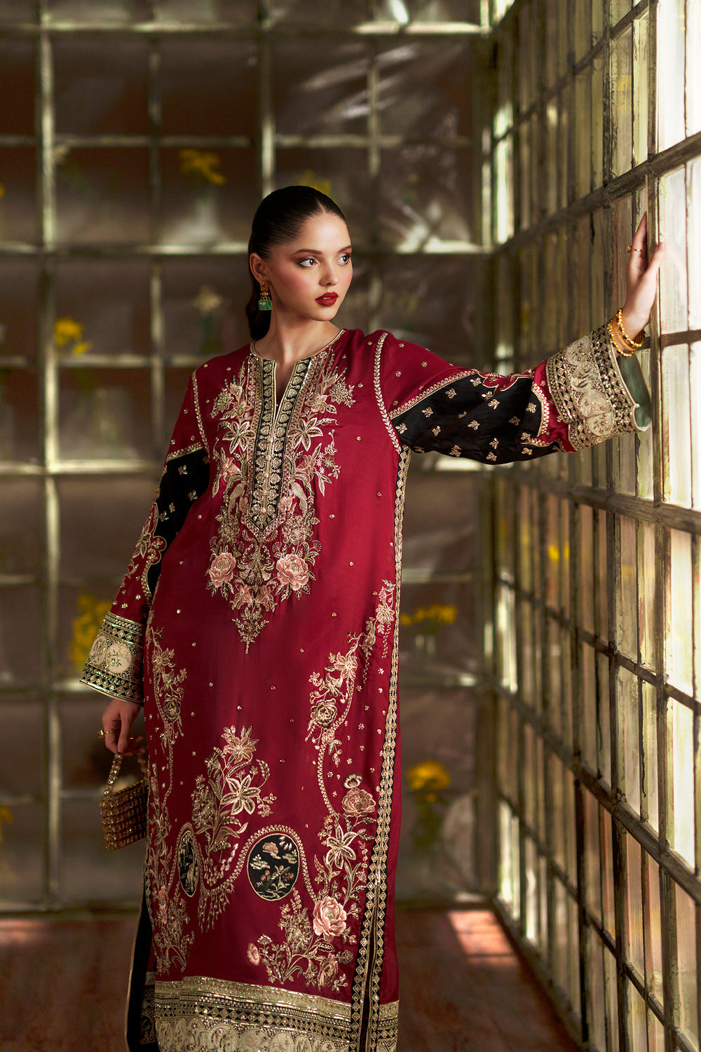 Ethnc | Ruby kaftan