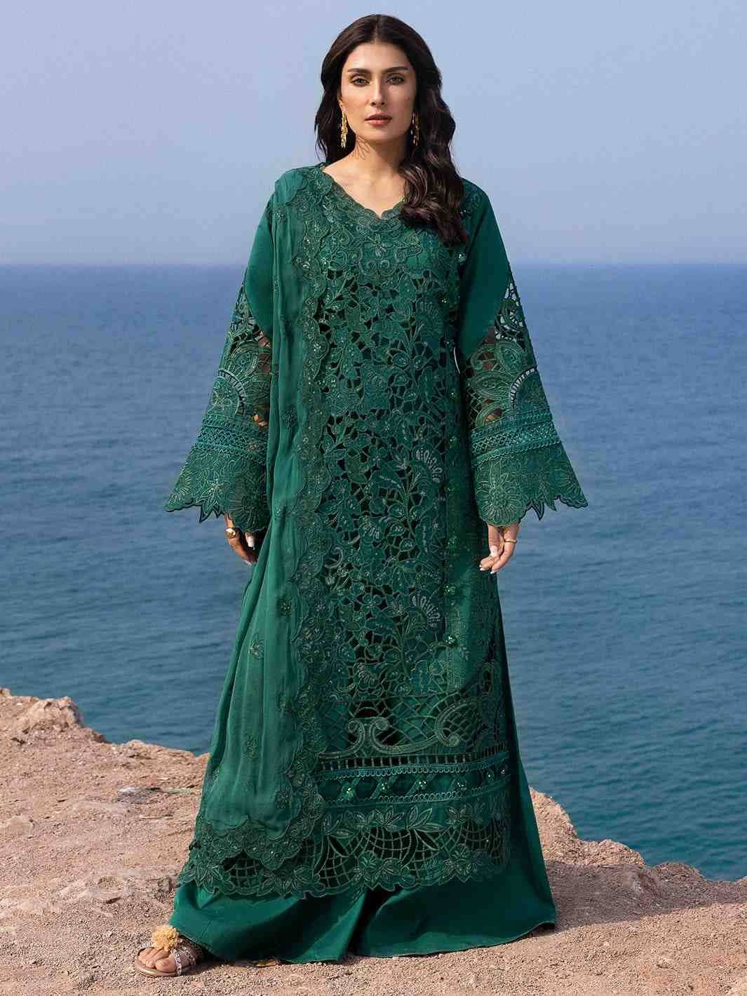 MAHNUR LAWN - Unstitch Ayeza