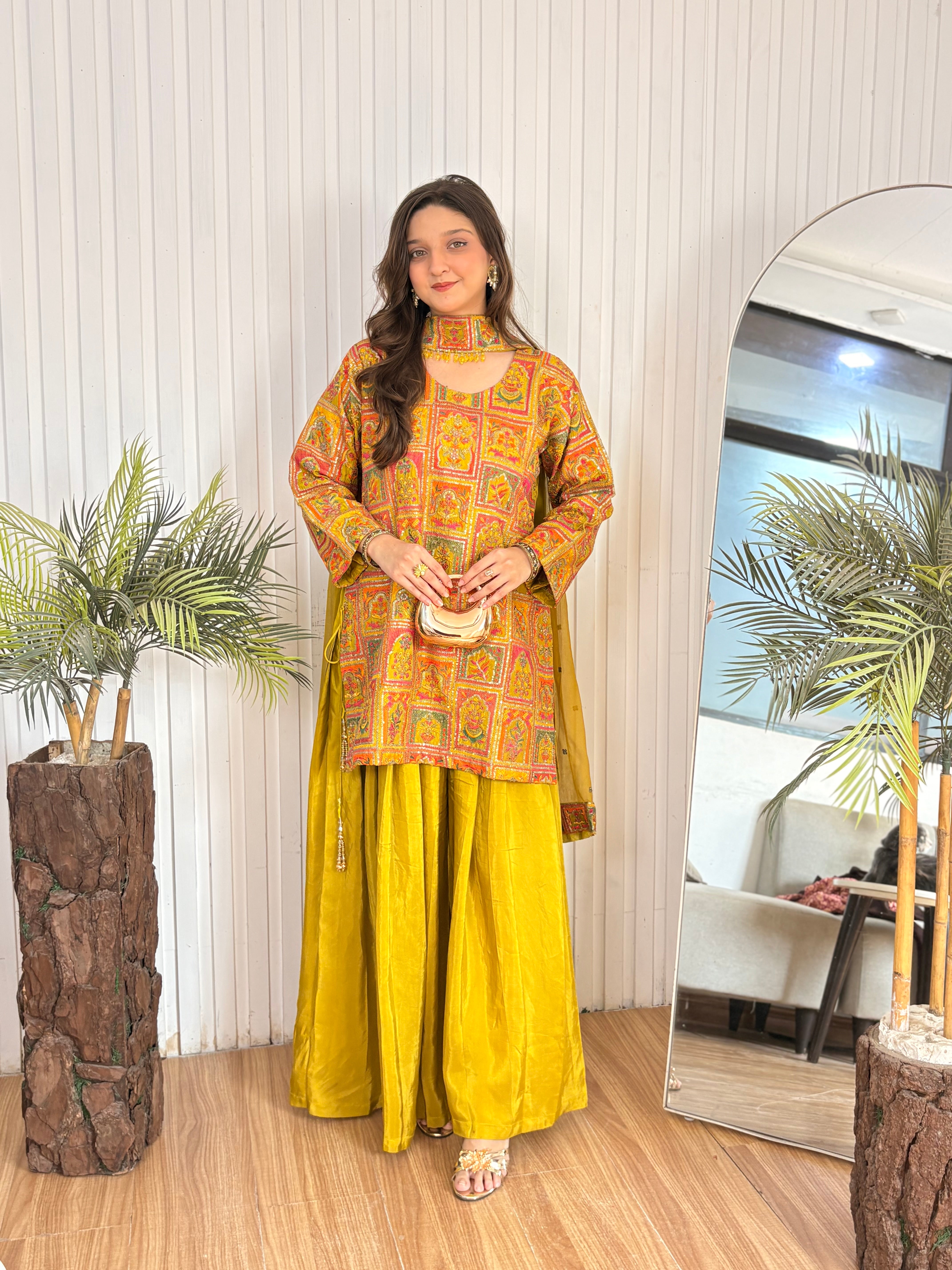 Dhani - Geometric Silk ready to wear
