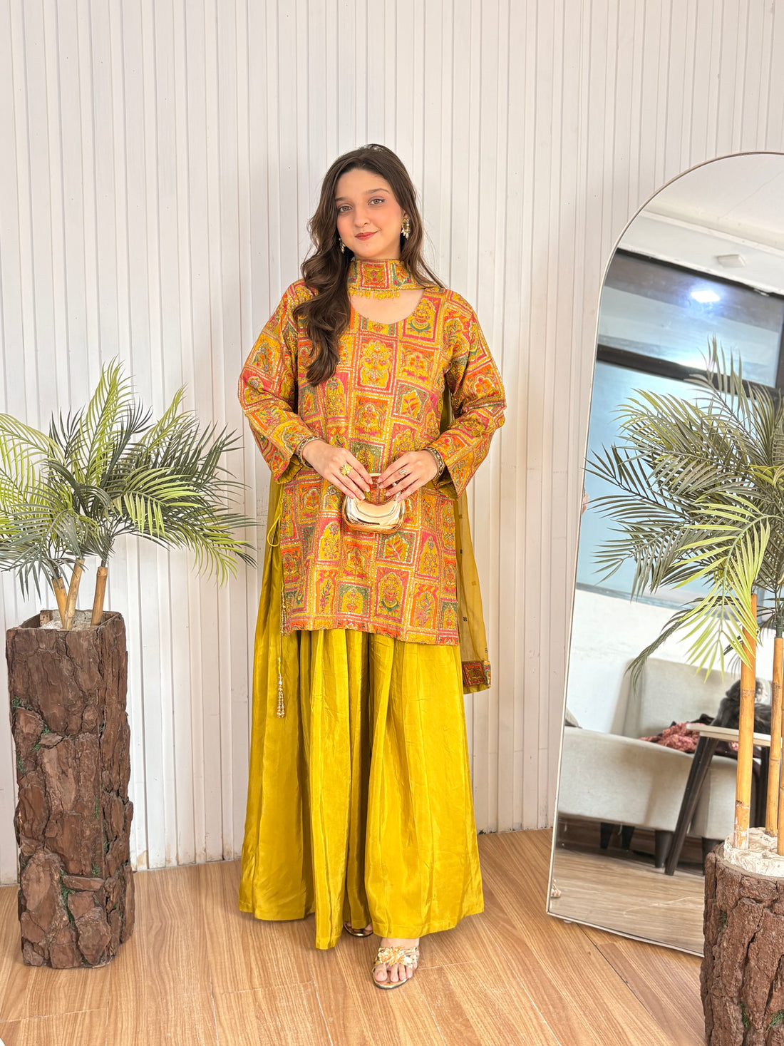 Dhani - Geometric Silk ready to wear
